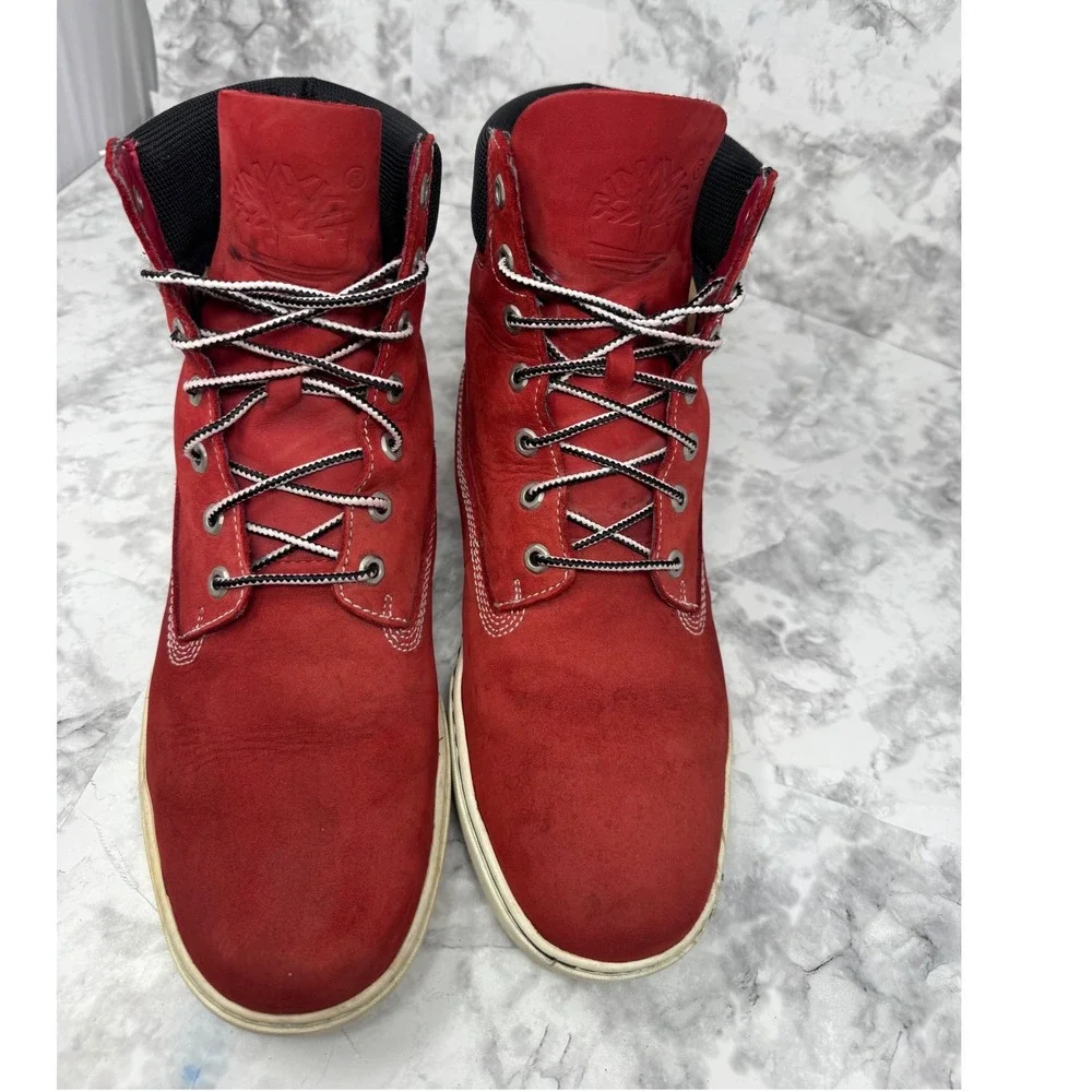 Timberland Adventure 2.0 🚨Cupsole Chukka Red Nubuck Leather Mens Boots 11.5W